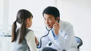child specialist doctor and patient