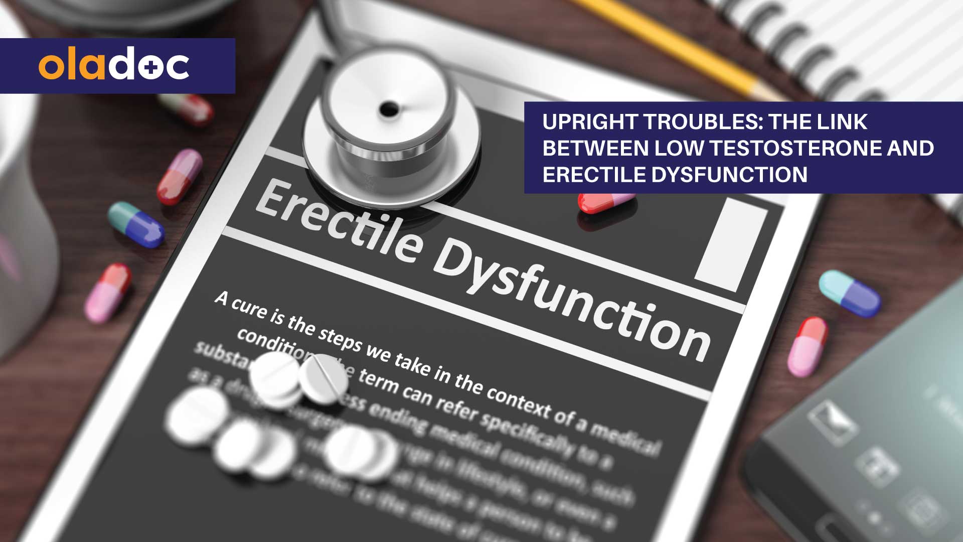 Upright Troubles: The Link Between Low Testosterone and Erectile Dysfunction