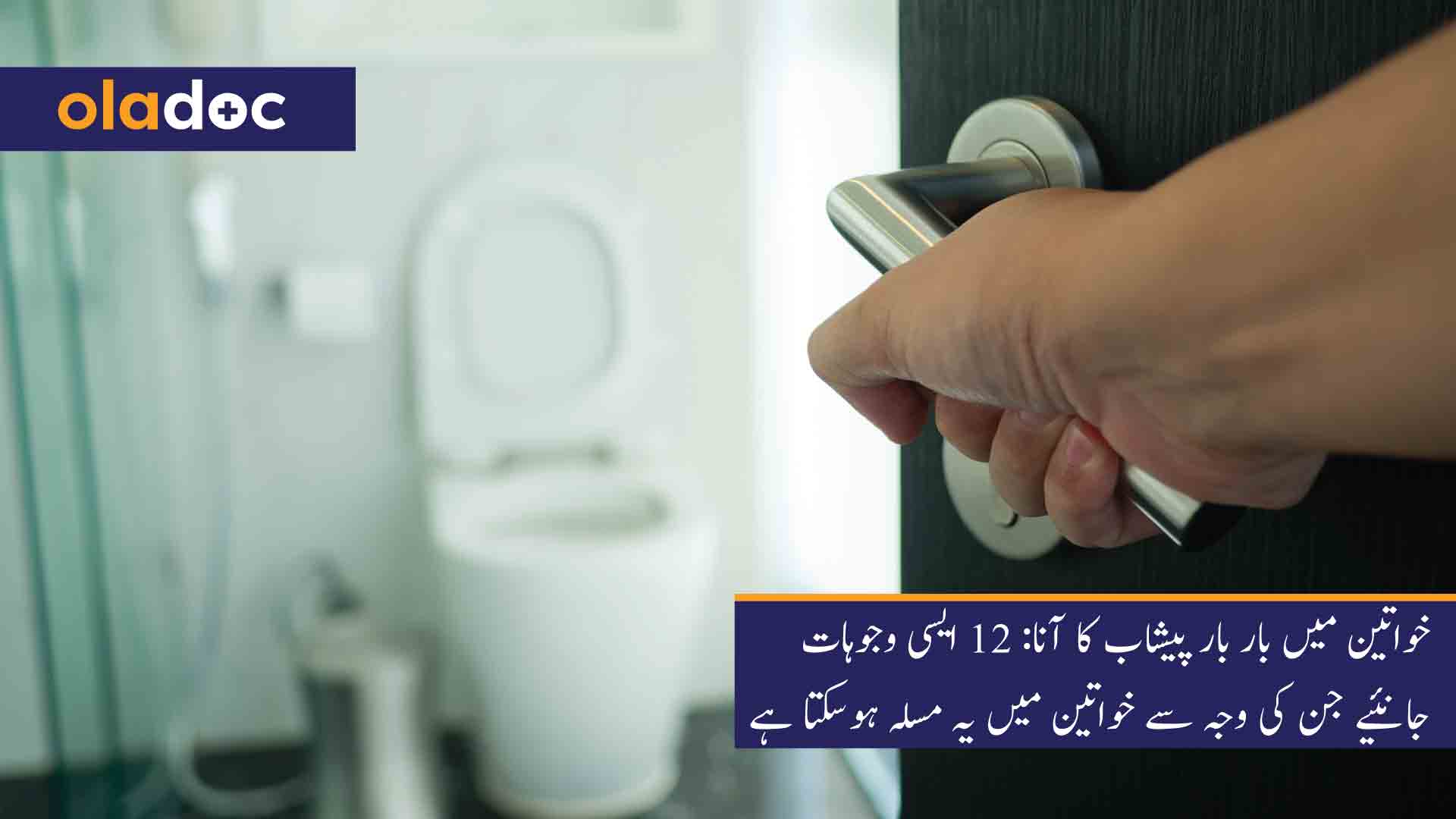 خواتین میں بار بار پیشاب کا آنا: 12 ایسی وجوہات جن کی وجہ سے خواتین میں یہ مسلہ ہوسکتا ہے