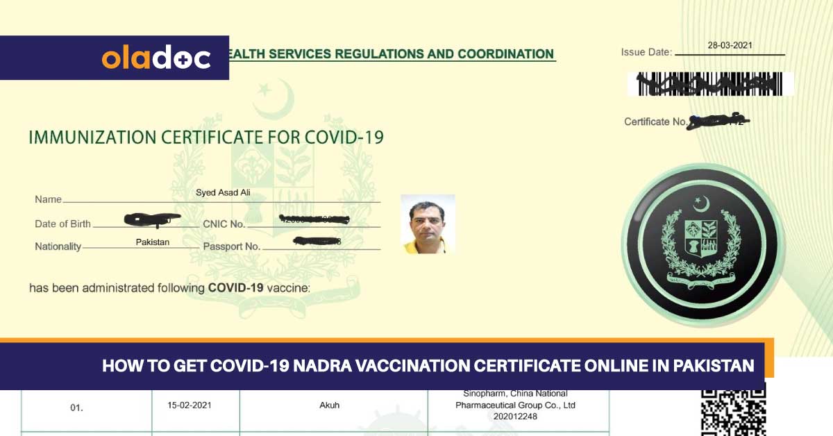nadra vaccination certificate