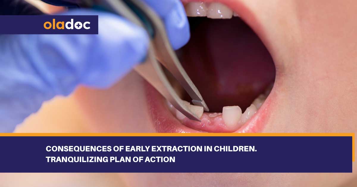 Consequences of early extraction in children. Tranquilizing plan of action thumbnail