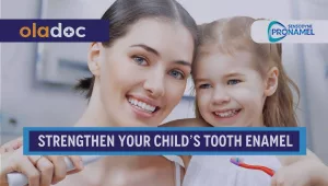 a mother and her daughter brushing together