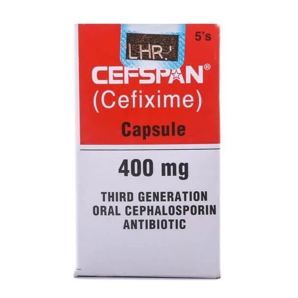 A pack of Cefspan tablets