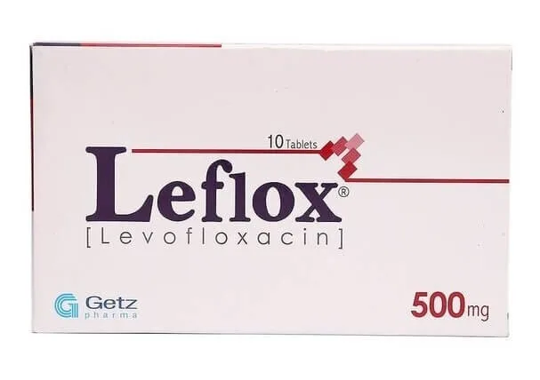 A pack of Leflox 500mg tablets