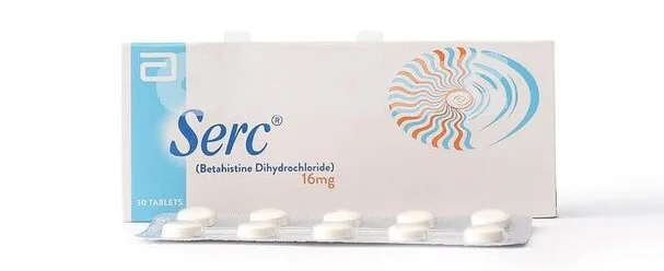 A pack of Serc 16mg tablets