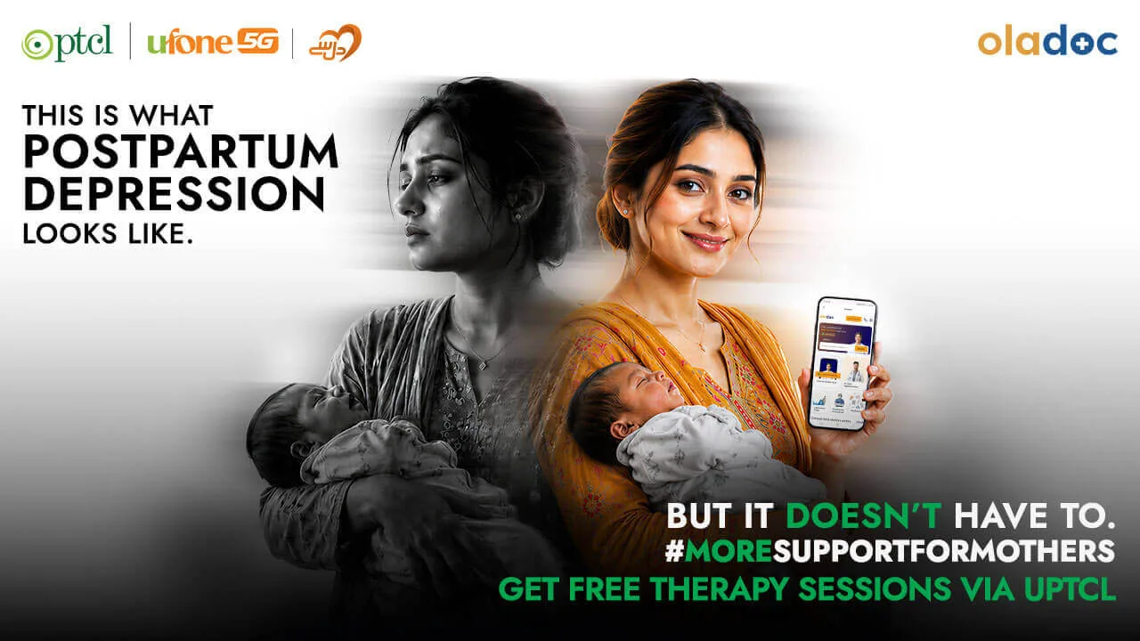 When a Network Goes Beyond the Signal: PTCL & Ufone Partner with Oladoc to Bring Free Mental Health Support to Pakistan’s New Mothers