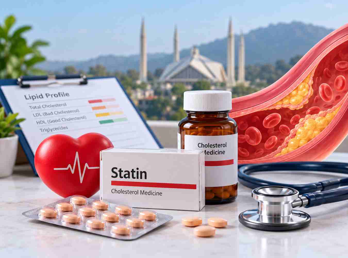 cholesterol medicines in Pakistan
